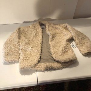 old Navy Faux Fur L/G (10-12) Coat